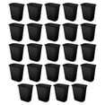 thumbnail image 1 of Sterilite Rectangular Wastebasket 9 Gal Open Top Trash Bin, 24 Pack, Black, 1 of 4