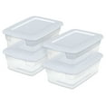 thumbnail image 1 of Sterilite Set/4 12qt Storage Bx- White, 1 of 4