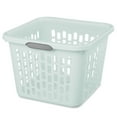 thumbnail image 1 of Sterilite Square Laundry Basket, 1.5 Bushel Plastic Hamper with Handles, Mint, 24 Pack, 1 of 6