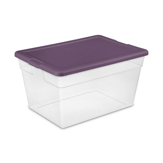 Sterilite Stackable 56 Qt Storage Tote Organizing Containers, (16 Pack)