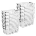 thumbnail image 1 of Sterilite Stacking Laundry Basket, 2 Bushel Hamper with Handles, White, 24 Pack, 1 of 1