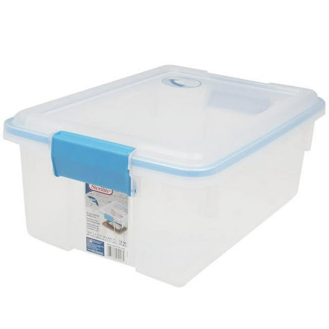 Sterilite Storage Tote,Clear,Polypropylene 19424306