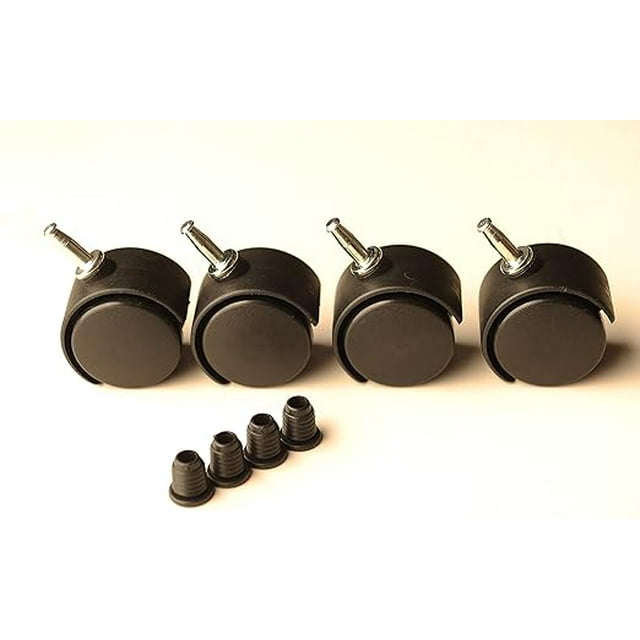 Sterilite, Storex universal Crate replacement Casters, Snap In Style