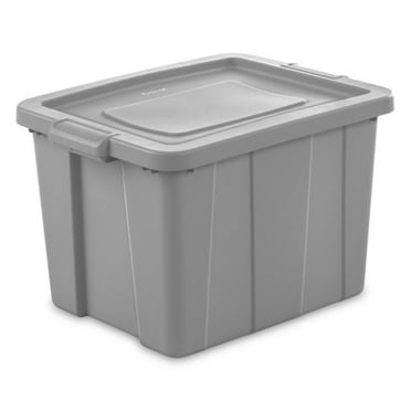 Sterilite Tuff1 18 Gallon Plastic Storage Tote Containers(6 Pack)