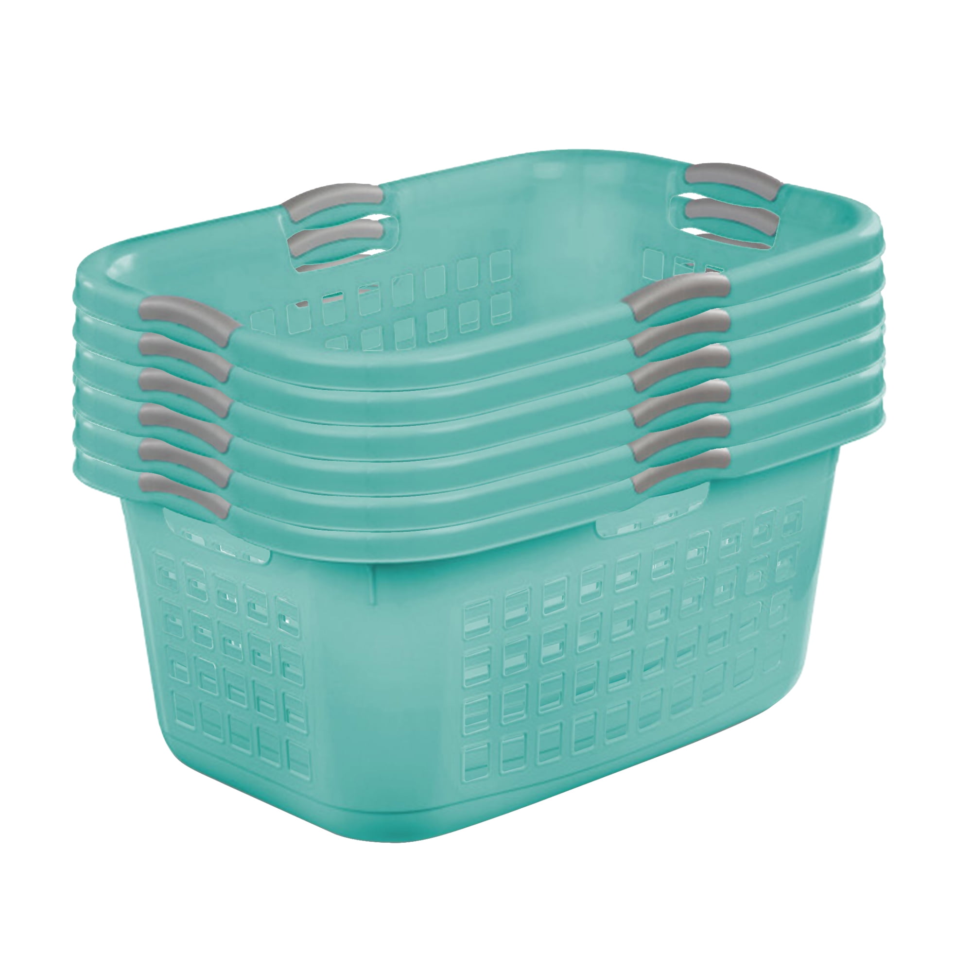 Sterilite Ultra 2 Bushel Plastic Stackable Clothes Laundry Basket