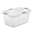 thumbnail image 1 of Sterilite Ultra 2 Bushel Plastic Stackable Laundry Basket, White (12 Pack), 1 of 10