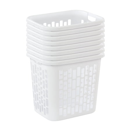Sterilite Ultra Easy Carry Dirty Clothes Laundry Basket Hamper, (8 Pack)