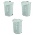 thumbnail image 1 of Sterilite Ultra™ Large Wheeled Hamper, Plastic Laundry Hamper with Wheels for Easy Transport, Mint, 3 Pack, 1 of 8
