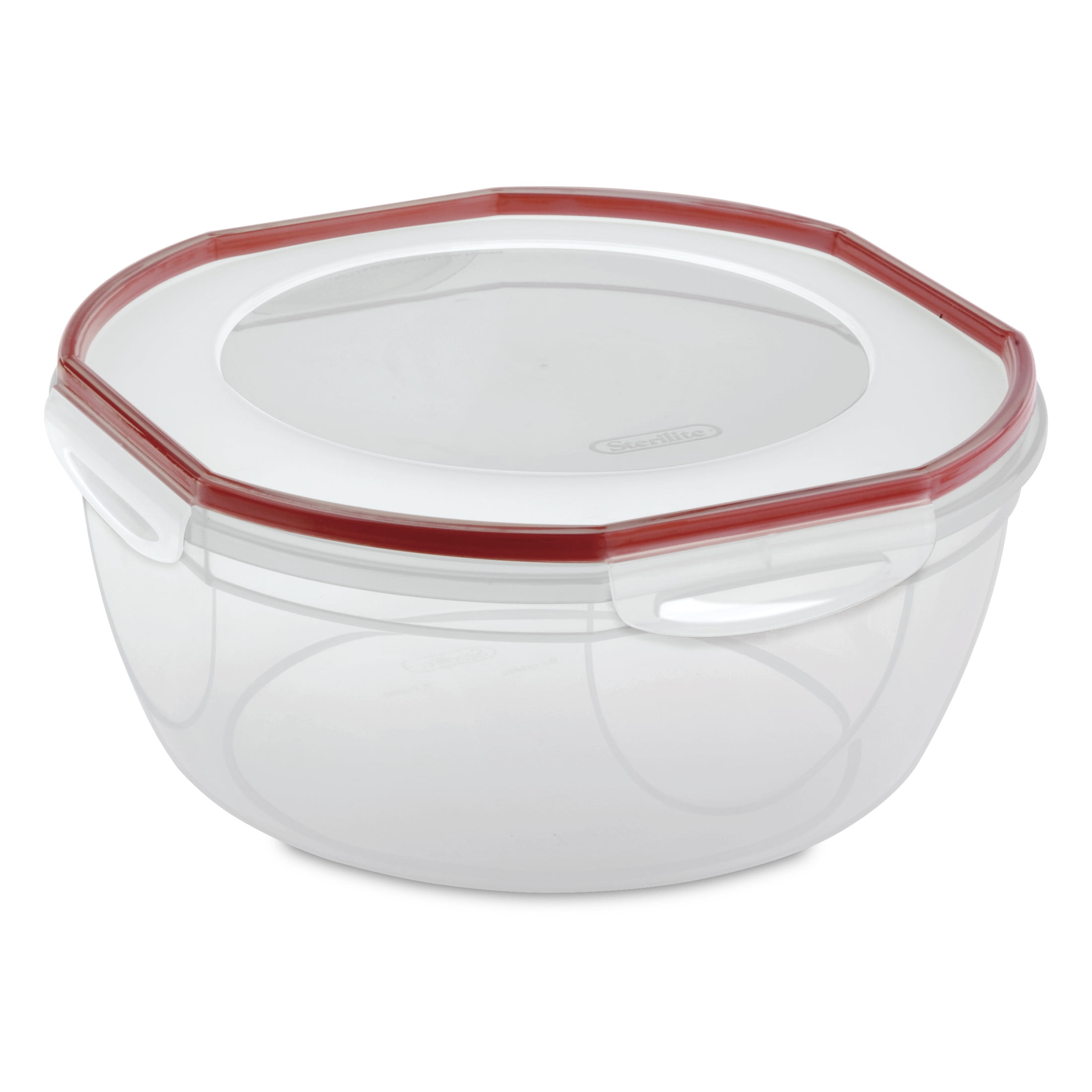 Sterilite Ultra•Seal™ 8.1 Qt. Bowl, Latching Food Storage Container, Air and Water-Tight, BPA-Free, Clear