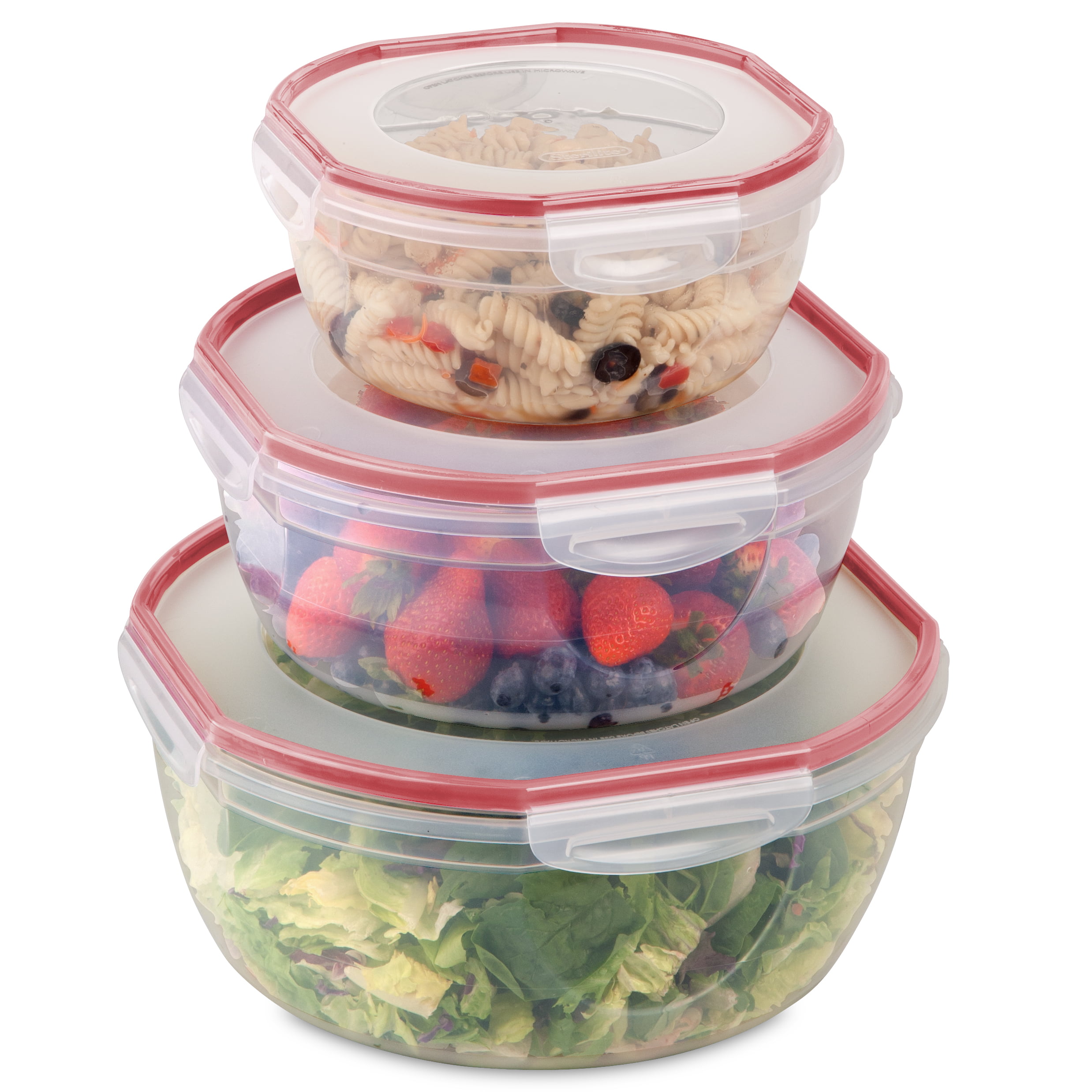 Sterilite Ultra Seal 8.10 Quart Plastic Food Storage Bowl Container, 8  Pack, 1 Piece - Fred Meyer