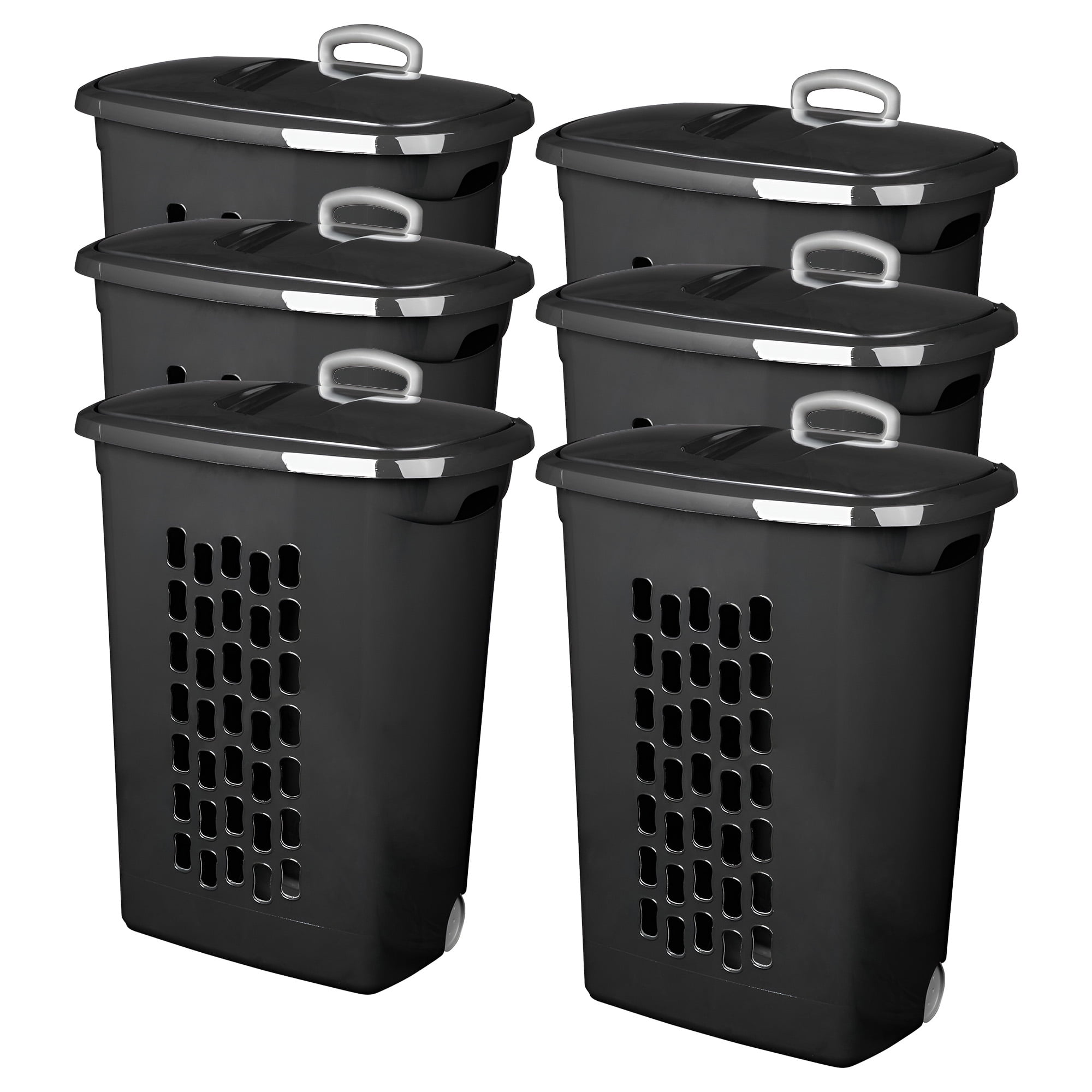 Sterilite Ultra Wheeled Laundry Hamper - Plastic with Handle - 6