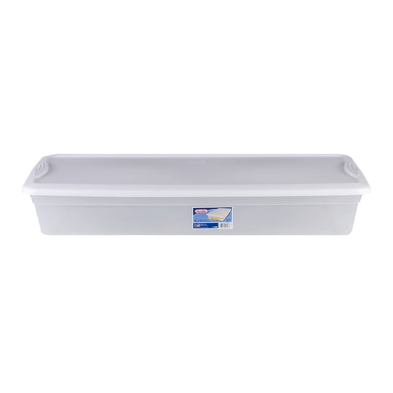 6028100 STRGE TOTE CLEAR 41QT Sterilite 6.125 in. H X 16.625 in. W X 34.875 in. D Stackable Storage Tote (Pack of 6)