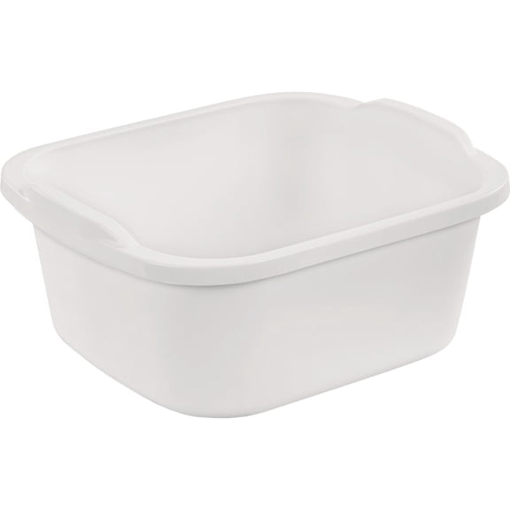 Sterilite White Quart Multi-purpose Dishpan Food Storage Container (2 Pack)