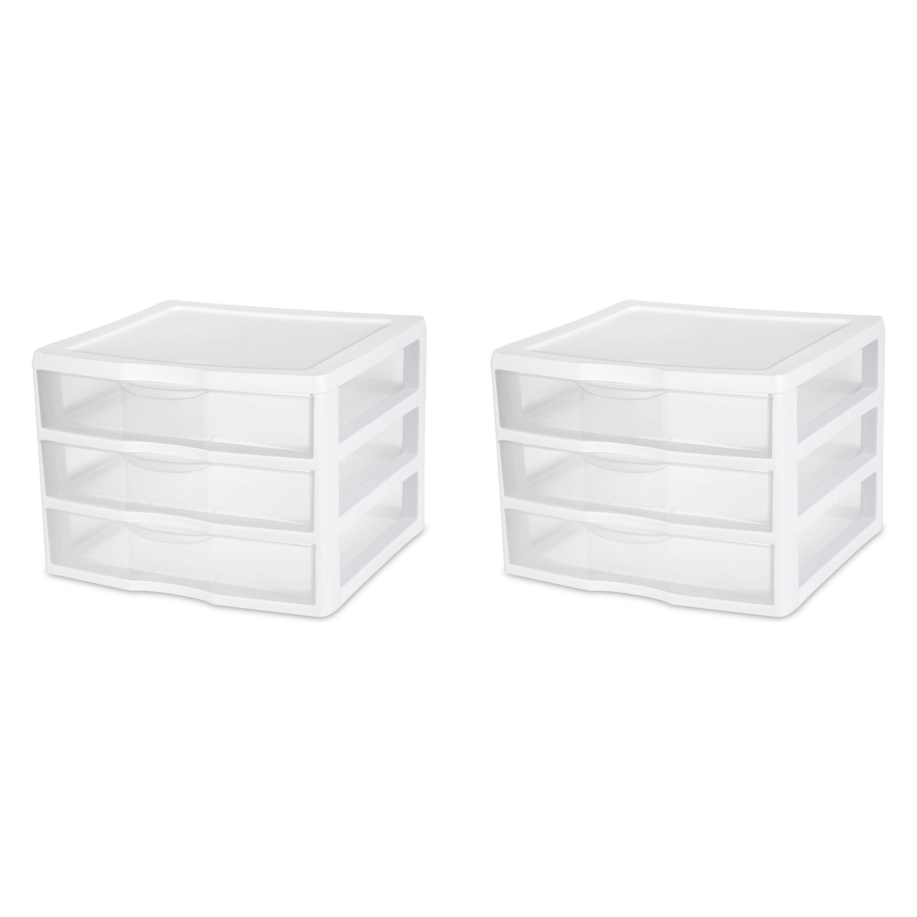 MQ Eclypse 5-Drawer Plastic Storage Unit with Clear Drawers (2 Pack) - On  Sale - Bed Bath & Beyond - 32670931