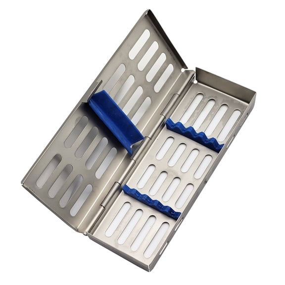 Sterilization Autoclave Cassette for 5 Instruments, Stainless Steel