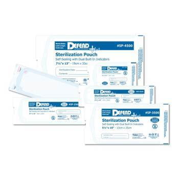 Sterilization Pouches 8"X16" Self-Sealing 200/Bx