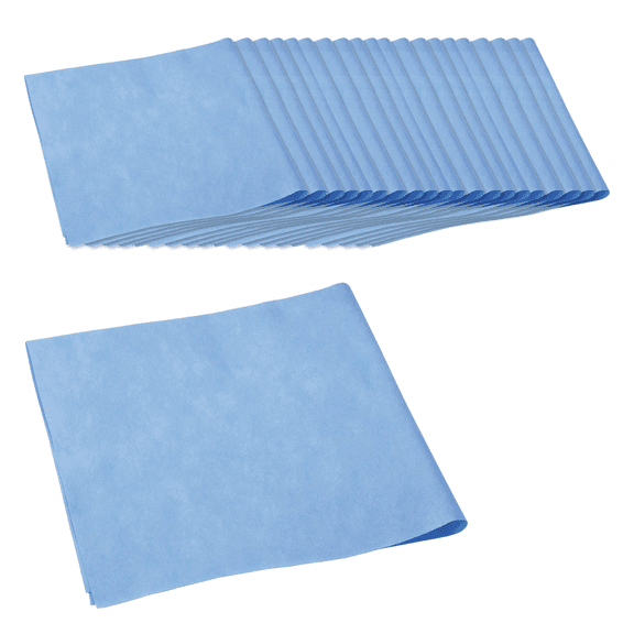 Autoclave CSR Sterilization Wrap, 20 x 20, 50 Pack, Breathable, Liquid Repellent, Disposable Sterile Pads for Medical, Blue