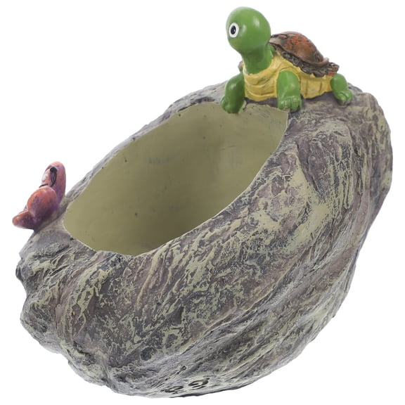 Sterilizer Turtle Stone Flowerpot Ornaments Cachepot Big Plant Office