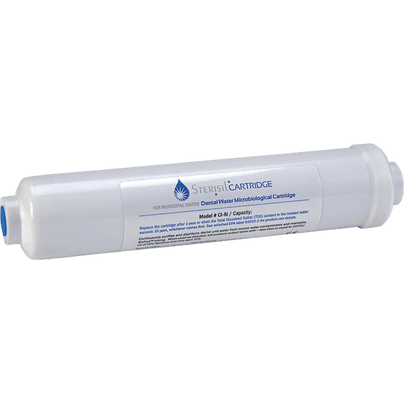 Sterisil CV-10 Dental Unit Waterline Treatment Valved Cartridge 10 3/8