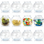 Sterline Plastic Ivy Bowls - 12 Pack - 16 Oz - Fish Bowl for Drinks, Home D cor, Unbreakable Centerpiece, Carnival Game Accessory, Candy Dishes, Ornament Holder, Party Supplies, Sweet Treats