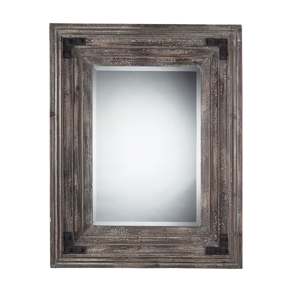 Sterling 116-005 Staffordshire Mirror In Distressed Wood