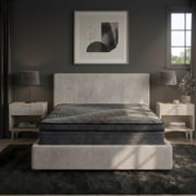 Sterling 15 inch California King Euro Top Gel Memory Foam Hybrid Mattress