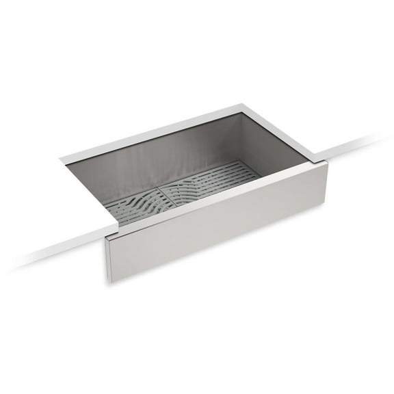 Sterling 20243-Pc Ludington 34" Undermount Single Basin 18 Gauge Stainless Steel Kitchen