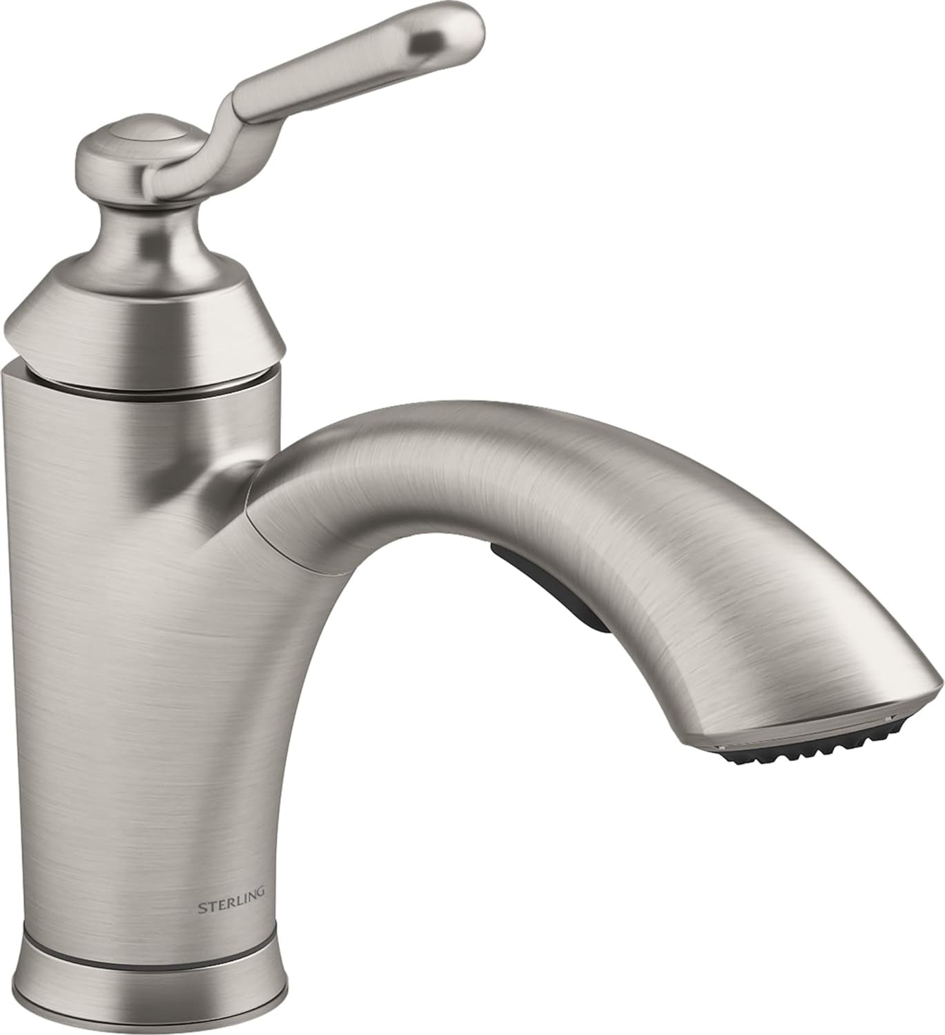 Sterling 24273-VS Ludington Pull-Out Kitchen Sink Faucet, Single-Handle Laundry Faucet, Pull-Out Sprayer, Vibrant Stainless