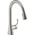 thumbnail image 1 of Sterling 24276 Valton 1.5 GPM Single Hole Pull Down Kitchen Faucet - Vibrant Stainless, 1 of 7