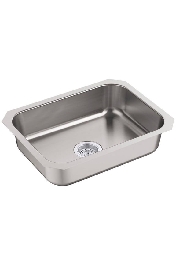 Open Box Sterling 24738 Mcallister 24" Single Basin 18 Gauge Undermount Kitchen Sink - Stainless