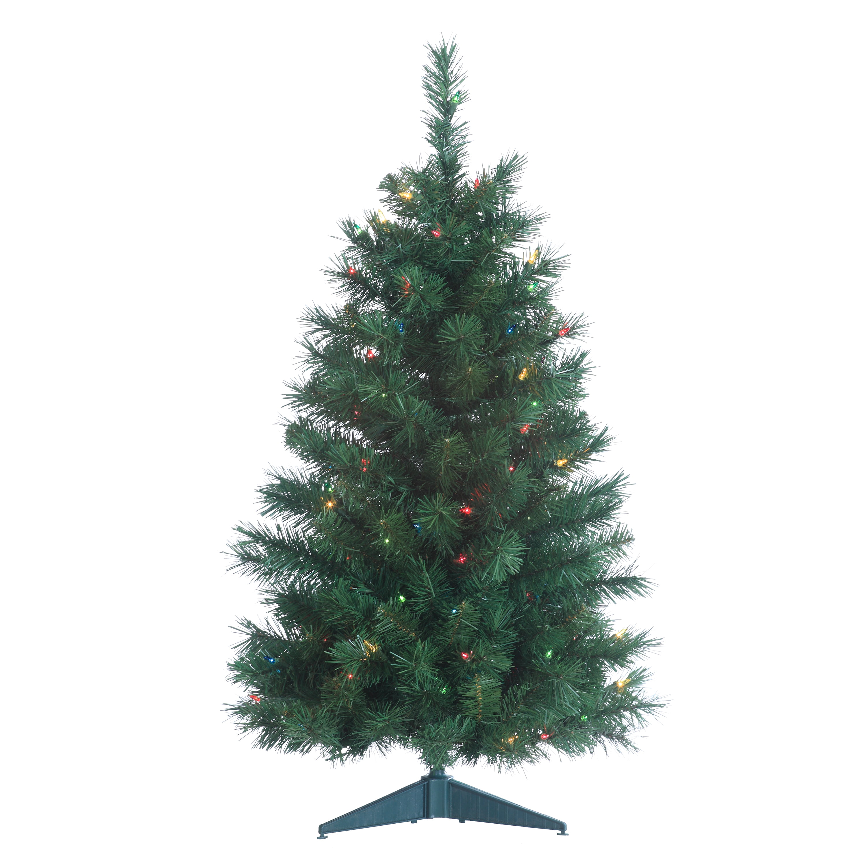 Sterling 3Ft. Pre-Lit Colorado Spruce with 100 Multi-Colored Lights 