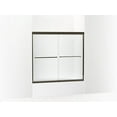 thumbnail image 1 of Sterling 5425-59 Finesse 55-1/2" High X 59-5/8" Wide Sliding Frameless Shower Door -, 1 of 3