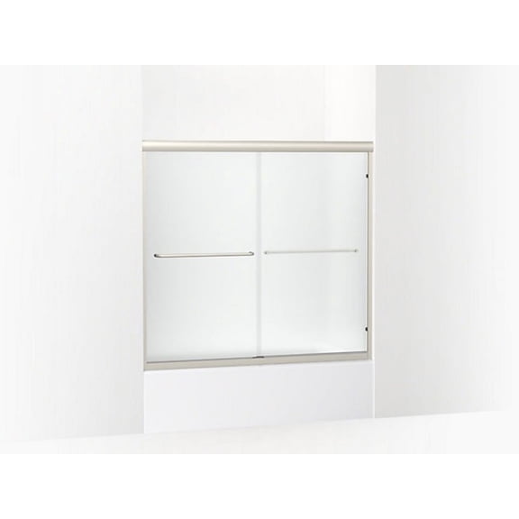 Sterling 5425-59 Finesse 55-1/2" High X 59-5/8" Wide Sliding Frameless Shower Door -