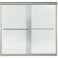 thumbnail image 1 of Sterling 5425-59DR-G03 Finesse 54.625"-59.625"W x 55.5"H Frameless Sliding Bathtub Door, Available in Various Colors, 1 of 2