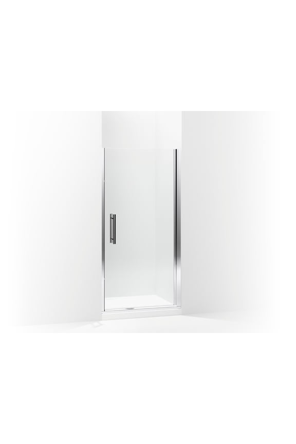 5699-36-G 36" Finesse Peak Headerless Frameless Pivot Shower Door - Silver