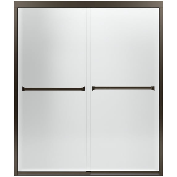 Sterling 581075-59 Meritor Frameless Sliding 59-3/8" X 69-11/16" Shower Door - Bronze