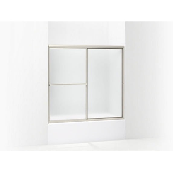 Sterling 5905-59 Deluxe 56-1/4" High X 59-3/8" Wide Framed Shower Door - Nickel
