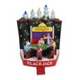 thumbnail image 1 of Sterling 6.25" Red and Green Casino Gambling Blackjack Table Christmas Stocking Holder, 1 of 4