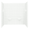 thumbnail image 1 of Sterling 60" X 35-1/4" X 59-1/4" White Advantage? Tile Seated Shower, 1 of 2