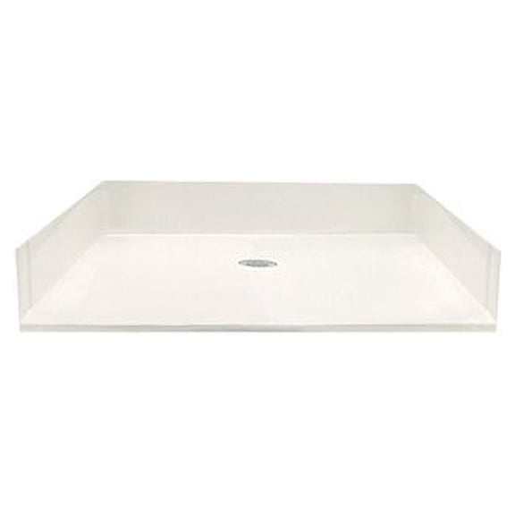 Sterling 62051100 Ada Shower 39-3/8" X 39-3/8" X 8" Vikrell Shower Pan - Off White