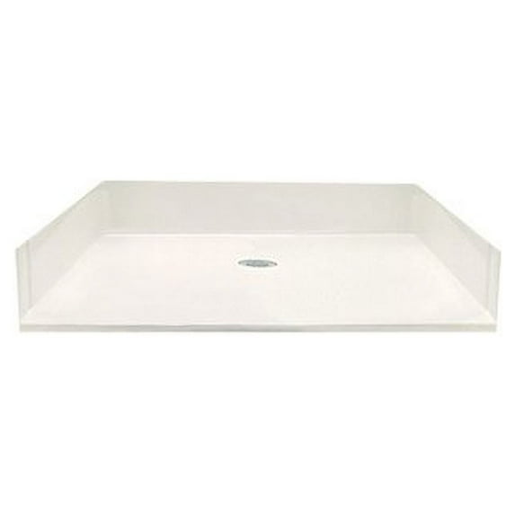 Sterling 62051100 Ada Shower 39-3/8" X 39-3/8" X 8" Vikrell Shower Pan - Off White