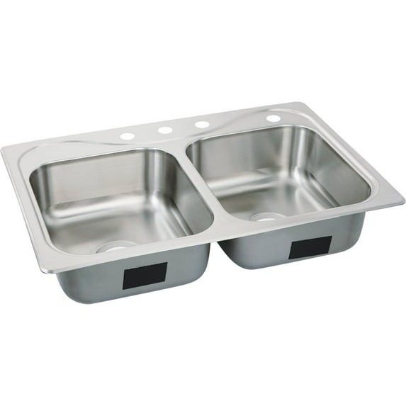 Double Bowl Sink 7" Deep Stainless Steel