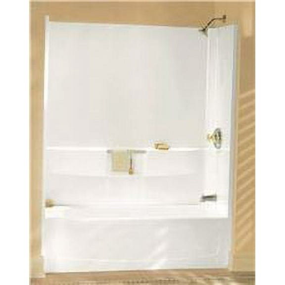Sterling 71044100 Performa 60-1/4" X 60" X 30" Vikrell Shower Wall Set - White