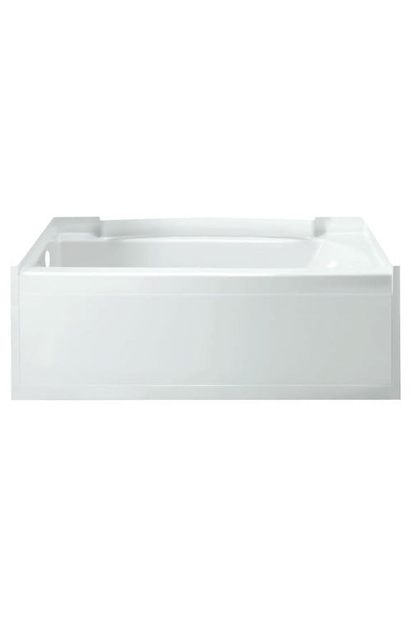 71151110 Accord Series 7115, 60" X 32" Bath-Left-Hand Drain - White