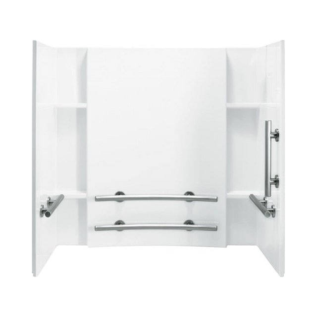 Sterling 711541230 Accord Vikrell Bathtub Wall Surround, White