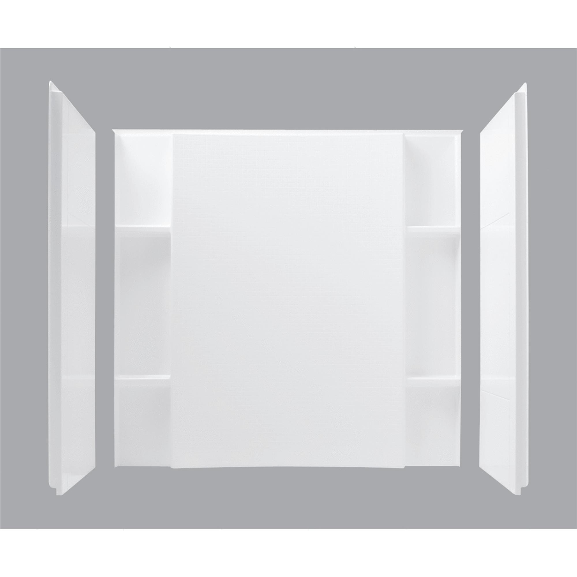 Sterling 71164100 Accord 60" X 36" Vikrell Shower Wall Set White