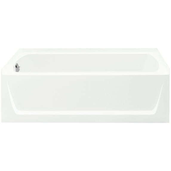 Sterling 71171112 Ensemble 60" X 30-1/4" Vikrell Soaking Bathtub For Alcove Installations