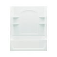 thumbnail image 1 of Sterling 71220112 Ensemble Afd, Series 7122, 60" X 32" X 76" Curve Bath/Shower - White, 1 of 2
