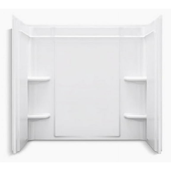 Sterling 71324100 Ensemble 75" X 60" X 32" Vikrell Shower Wall Set - White