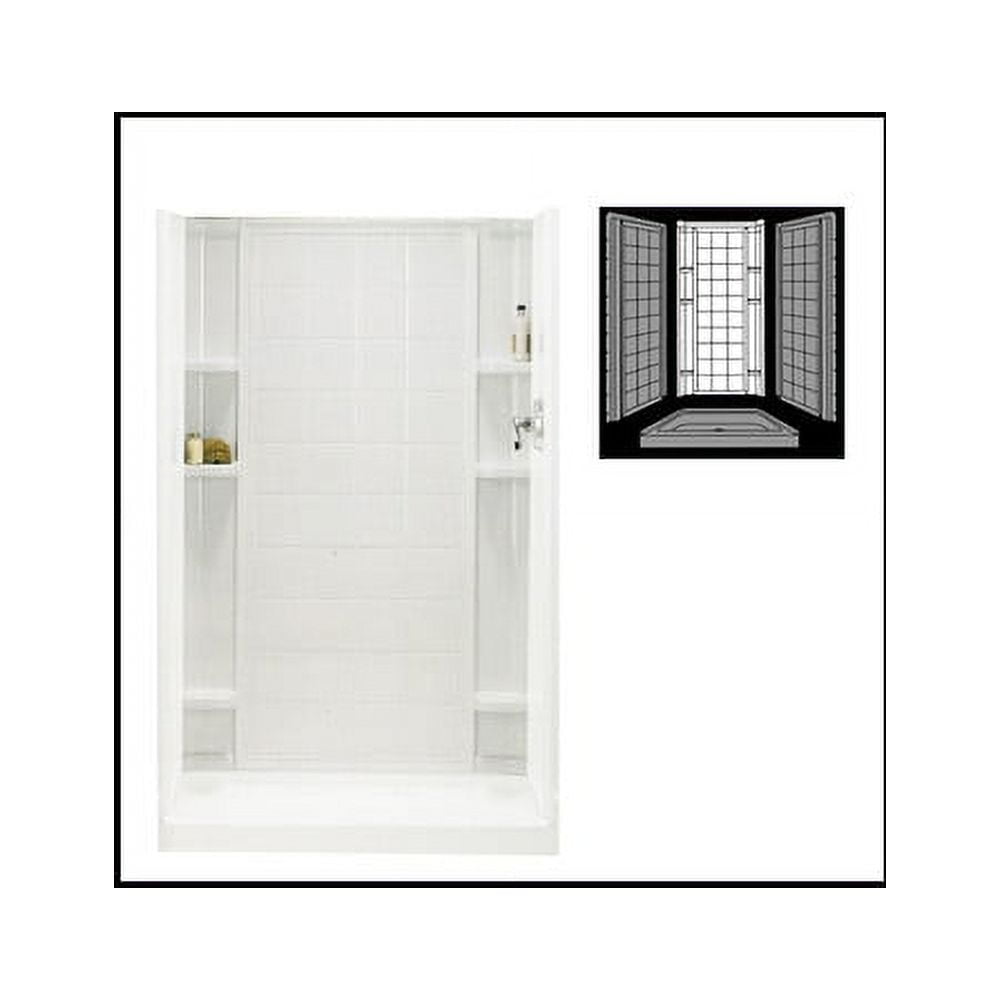 Sterling 721021000 Ensemble Vikrell Shower Back Panel, 36in W x 72.5